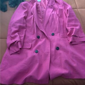 a new day Women's Vibrant Pink Blazer